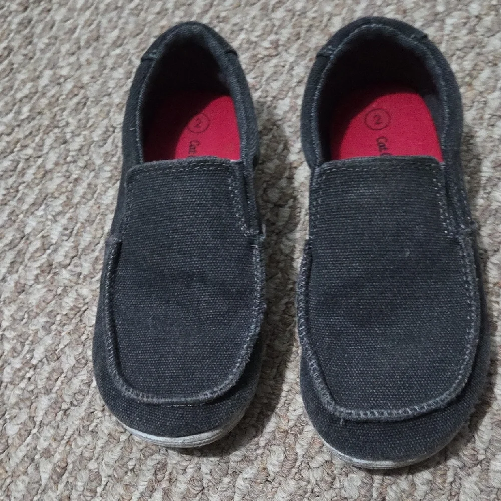 Cat & Jack Black Moccasin Slip-Ons